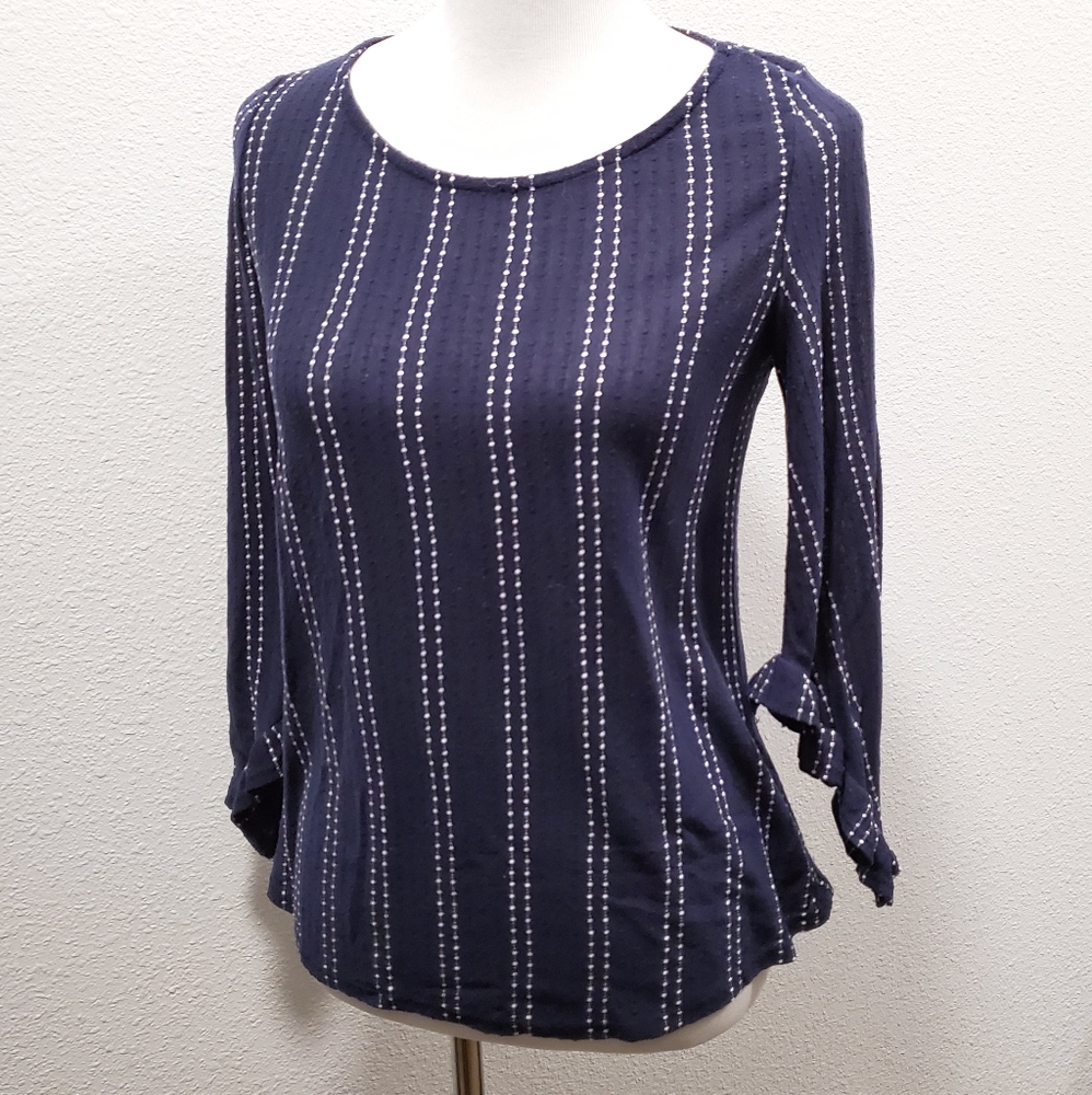 Anthropologie | W5 Shirt Flutter Sleeves